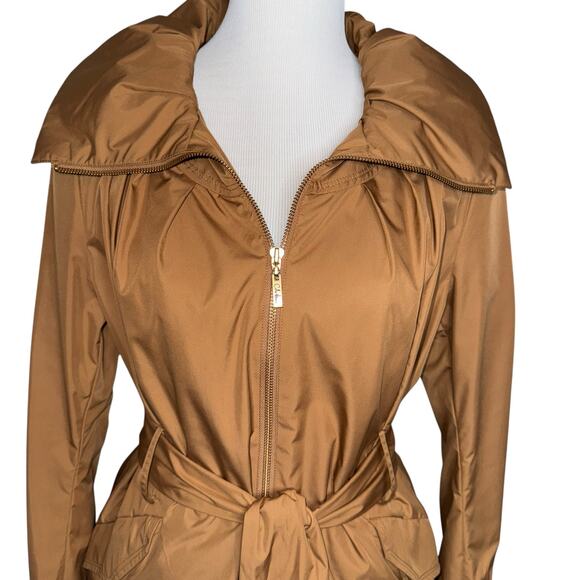 Cole Haan Double Layer Lightweight Rain / Trench Sz L NWT AND C.H. Hanging bag!! - Picture 4 of 13